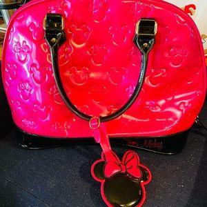 Disney LoungeFly “Minnie ❤️’s Mickey” Purse